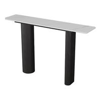 LIMENQIN Mesa Consola, Mesas Entrada Largas, Mesas Sofá for Decoración y Organización, Mesa Auxiliar Contemporánea, for Entrada, Vestíbulo(Black D,150cm/59in)