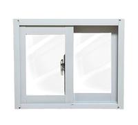LIMENQIN Ventana Corredera Blanca, Ventana Abatible con Mosquitera, Ventanas de Sótano de Aleación de Aluminio, para Casas Móviles, Hogares, Baños(H80xW80cm/H31.5xW31.5in)