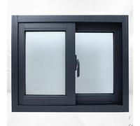 LIMENQIN Ventana de Sótano Personalizable, Aluminio Ventana Corrediza con Mosquitero, Reemplazo de Ventanas for Casas Móviles, for Baño, Domésticos(H40xW80cm/H15.7xW31.5in)