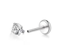 limerencia 18G Tragus Piercing Titanio, Médico Labio Piercing Labret Enchufe Hipoalergénico Hélice Del Oído para El ombligo Lengua Ceja Tabique Nariz Perforación Del Oído.