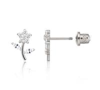 Limerencia G23 Pendientes Titanio con Rosca, Pendientes Hipoalergenicos Grado de implantación de titanio F136 para Tragus Cartílago Mujer