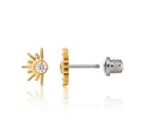 Limerencia G23 Pendientes Titanio con Rosca, Pendientes Hipoalergenicos Grado de implantación de titanio F136 para Tragus Cartílago Mujer
