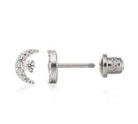 Limerencia G23 Pendientes Titanio con Rosca, Pendientes Hipoalergenicos Grado de implantación de titanio F136 para Tragus Cartílago Mujer
