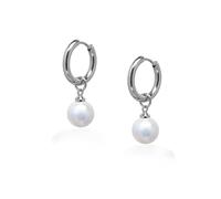 Limerencia Pendientes de Aro de Titanio con Colgante, Pendientes Colgantes Hipoalergénicos Médicos G23 con Cuentas de Circonita Cúbica para Orejas Sensibles Joyería de Moda para Mujer