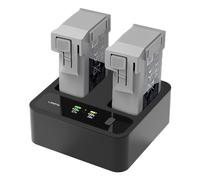 LIMETA MC234AC 72W Smart Battery Hub - Doble puerto de carga rápida, tecnología GaN, pantalla HD, control de aplicación, para DJI Mini 3/4/4 Pro