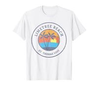 Limetree Beach St. Thomas Islas Vírgenes de los Estados Unidos Camiseta