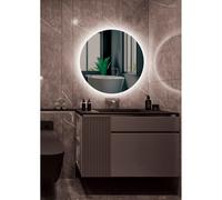 LIMEX Espejo Iluminado Baño Lisboa Ø80Cm Blanco Frío Sensor Antivaho/On-Off LIMEX-LISB002/80