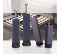 limiao123 4 Piezas Patas Somier Universales,Patas Cama Ajustable Patas de Apoyo para Marco de Cama/Listones centrales de Cama para Muebles de Bricolaje armarios