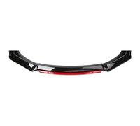 LIMIMIKAIXIN Coche Alerón Delantero para Opel Vectra C 2002-2008, Spoiler Frontal Labio Difusor ABS Divisor de Parachoques Kit Carrocería Accesorios,E-Black Red