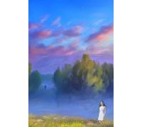 Liminal Landscape Notebook: Wide Ruled Lined Notebook for All Ages | 6x9 | 100 Pages | Artistic Nature-Themed Cover