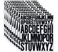 LIMITADA Letras Autoadhesivas Negras, 10 Hojas Pegatina Letras Negras de Alfabeto Letras de Vnilo Adhesivas Pequeñas y Grandes Calcomanías Letras Impermeables para Buzones Cartel Ventana Manualidad
