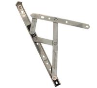 Limitador Apertura Ventana Bisagra de fricción for ventana abatible, tono plateado, accesorios for mejoras del hogar, herramientas(12inch3 1pc)