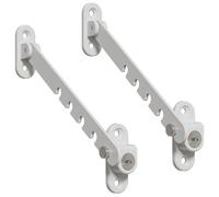 Limitador Apertura Ventanas, 2PCS Limitador de ventana de seguridad para niños para cerraduras de ventana de seguridad para bebés, cerraduras de seguridad para ventanas
