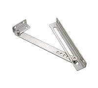 Limitador Apertura Ventanas Dispositivo de límite galvanizado acero inoxidable o hierro, varilla soporte mecánica for puertas y ventanas plegables para Ajustar La Apertura(304 stainless steel)