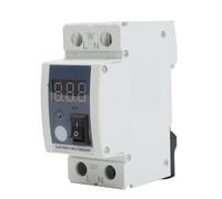 Limitador de corriente ajustable de 40 A con indicador LED, rango de control de 2-40 A, interruptor de separación automático, carcasa PA66 ignífuga para circuitos, laboratorio e industria