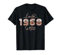Limited 1968 Edition Modern Retro Aesthetic Birthday Camiseta