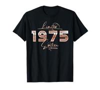 Limited 1975 Edition Modern Retro Aesthetic Birthday Camiseta