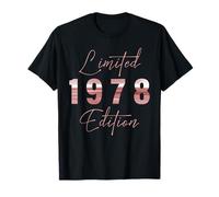 Limited 1978 Edition Birthday Modern Classic Aesthetic Camiseta