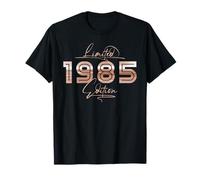 Limited 1985 Edition Modern Retro Aesthetic Birthday Camiseta