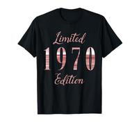 Limited Edition 1970 Vintage Classic Aesthetic Birthday Camiseta