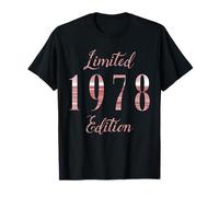 Limited Edition 1978 Vintage Classic Aesthetic Birthday Camiseta