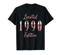 Limited Edition 1990 Vintage Classic Aesthetic Birthday Camiseta