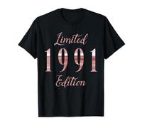 Limited Edition 1991 Vintage Classic Aesthetic Birthday Camiseta