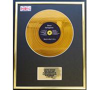 Limited Edition Cd Display Bruce Springsteen/Mini Metal Gold Disc/EDICIÓN Limitada/COA/Born IN The USA