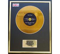 Limited Edition Cd Display Pink Floyd/Mini Metal Gold Disc/EDICIÓN Limitada/COA/The Dark Side of The Moon