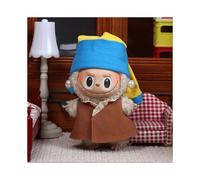 Limited Edition Clothing - Vermeer's Masterpiece The Girl with a Pearl Earring, Cute Outfit Set for Labubu Vinyl Plush Dolls