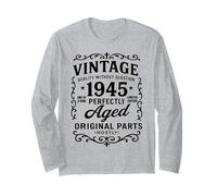Limited Edition Vintage 1945 A Legend Was Born Perfectly Age Manga Larga