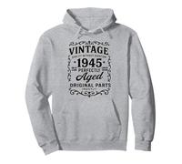 Limited Edition Vintage 1945 A Legend Was Born Perfectly Age Sudadera con Capucha