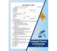 Limited Power of Attorney Form: 60+ Specific LPOA Agreement Forms | 120 Single-Sided Pages