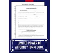 Limited Power of Attorney Form Book: 50 Legal Templates with Notary and Witness Sections | 8.5 x 11 inches.