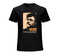 Limited Terence McKenna Culture is Not Your Friend Art Vintage Camiseta XS, Negro, L