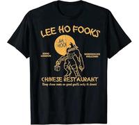 Limited Vintage Lee Ho Fooks Chinese Restaurant Mens T-Shirt Black XL