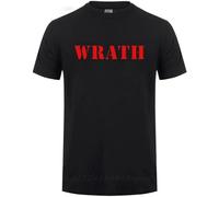 Limited Wrath Natural Selection Logo Printed T Shirt For Men Male Cotton Short Sleeve Streetwear O Neck Funny T-Shirt Tshirt Black XXL