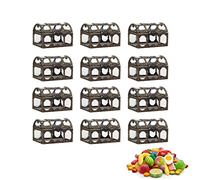 Limitoll Treasure Chests - Caja de dulces de boda, cajas de recuerdos de boda, tarros transparentes, cajas de almacenamiento de caramelos, suministros para el día de San Valentín