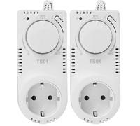 Limmer 9900330 Termostato/Ranuras Termostato TS 01, temperaturabhängig PAC100 Enchufe con Sistemas Fácil Control analógicos para la regulación de calefacción eléctrico, 11 28 Grados C, 230 V/50 Hz