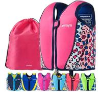Limmys Chaleco Natación Neopreno Niños - Flotación Ajustable | Comodidad todo el día - Diseño seguro y duradero - Aprobado por padres - Bolsa incluida - Alta visibilidad