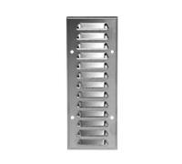 Limodor 98272 Rejilla exterior FS-ALU 275x100 acero inoxidable -vertical-