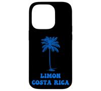 Limón Costa Rica con Gráfico de Palmera Carcasa para iPhone 14 Pro