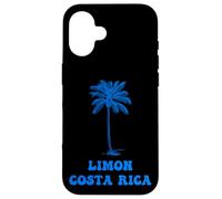 Limón Costa Rica con Gráfico de Palmera Carcasa para iPhone 16