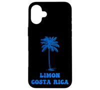 Limón Costa Rica con Gráfico de Palmera Carcasa para iPhone 16 Plus