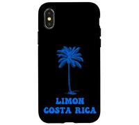 Limón Costa Rica con Gráfico de Palmera Carcasa para iPhone X/XS