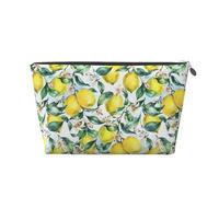 Limón De Fruta Amarilla Vintage, Bolsa de artículos de tocador Bolsa de Maquillaje Bolsa de cosméticos Bolsa de artículos de tocador de Viaje portátil