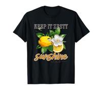 Limón en flor de Keep It Zesty Sunshine Club Camiseta