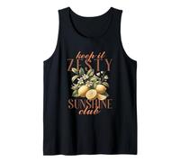 Limón en flor de Keep It Zesty Sunshine Club Camiseta sin Mangas