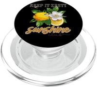 Limón en flor de Keep It Zesty Sunshine Club PopSockets PopGrip para MagSafe