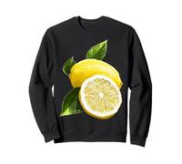 Limón Fruta Motivo Ilustración Limón Sudadera